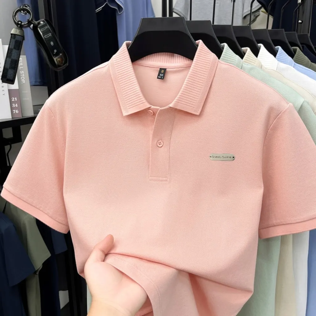[BC] 🎁Free BMW keychain🔑 26 spring and summer high-quality men's lapel short-sleeved POLO shirt, made of high-quality non-marking spandex surface, with breathable sweat-absorbing properties. It feels very delicate and textured, and all details are made of hardware crafts LOGO on the chest, which reflects the three-dimensional effect. It conforms to the consistent design style of the brand. ️Fashionable T-shirt with great upper body effect ️It can be worn casually or for business, and it can be worn alone without any problem! Sizes: M-4XL (maximum weight can be worn), please state your height and weight when placing an order.